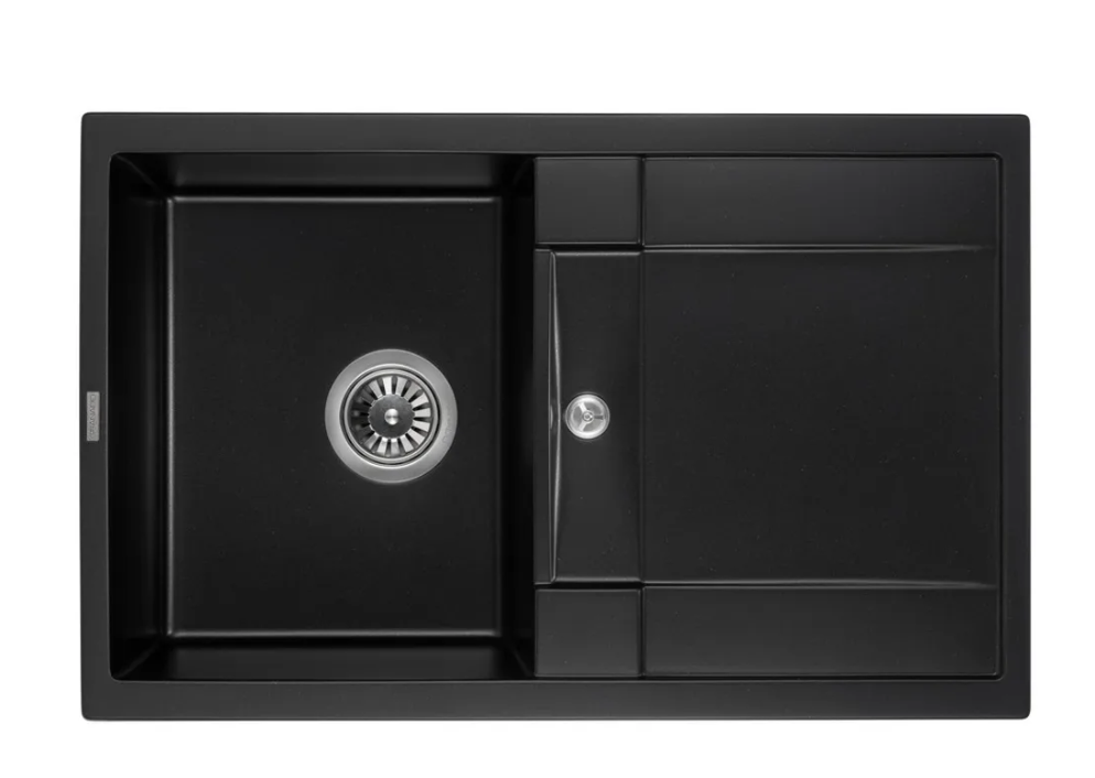 Мийка VALENCIA black shine (780*500mm.)