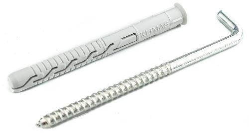 Дюбель із L гаком 10*50/60