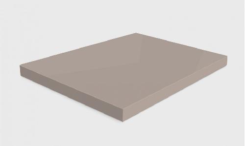 Фасад GL-06 IS Лате високоглянцевий MDF зворотня сторона в колір