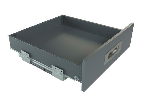 Висувний ящик FlatBox L=450 H=84 графіт GIFF PRIME