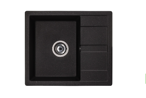 Мийка MADRIT black shine 580*500