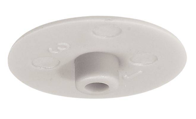 Заглушка стяжки MINIFIX D15мм біла D17мм 262.24.751