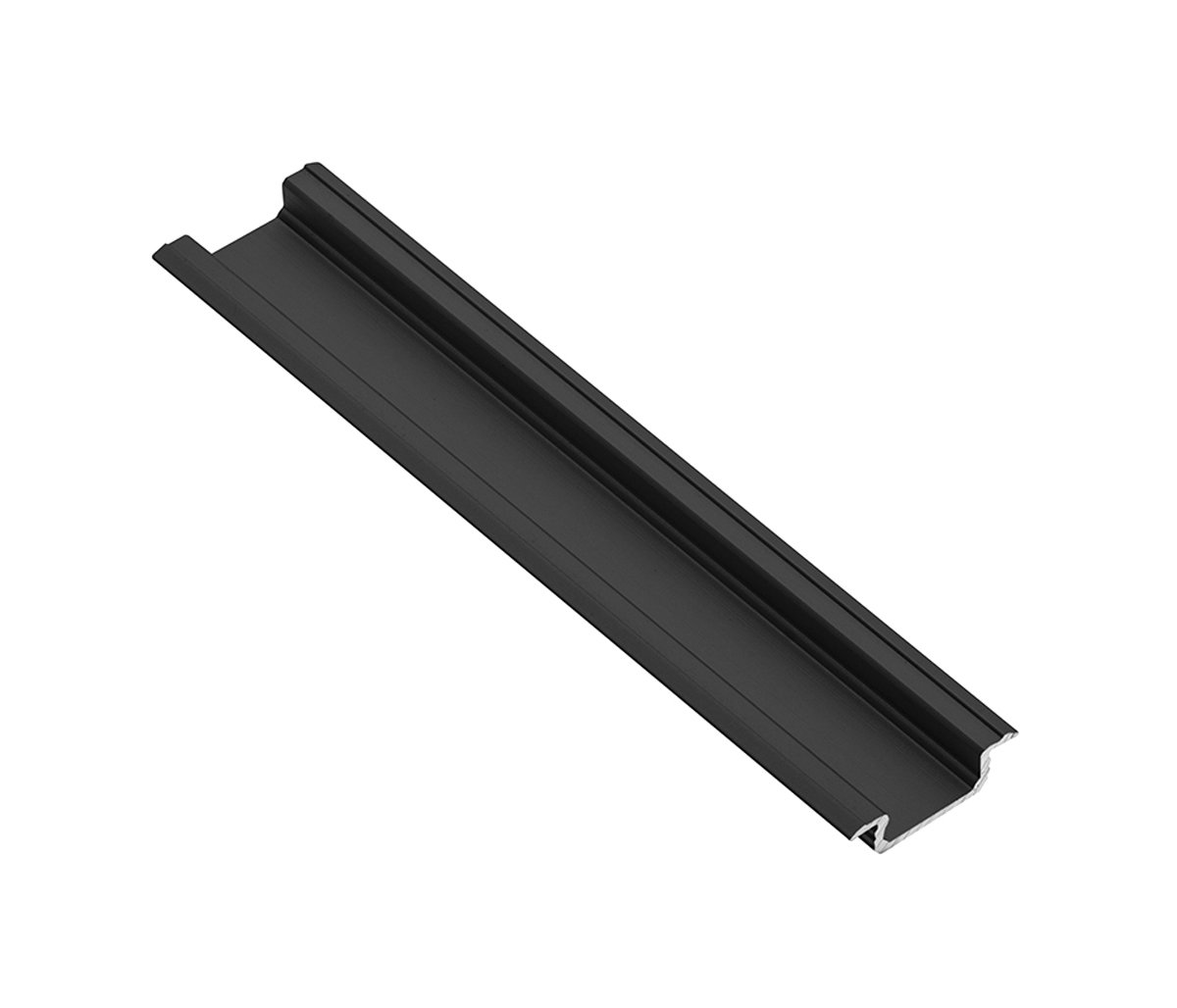 LED-профіль GTV врізний 2м Чорний матовий