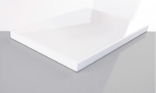 Crystaline панель кромка ультра білий GL-001U 20мм