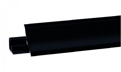 W015 Чорний плінтус кухонний 3000мм 619 SLIM